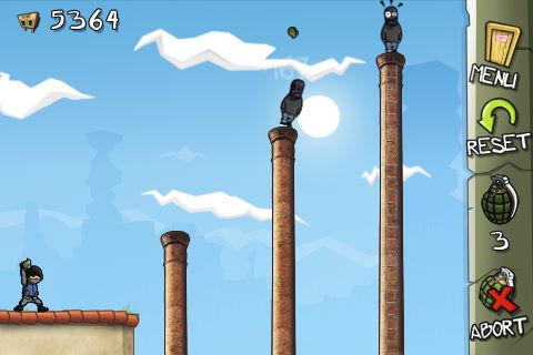 若敵人的立足點小到難以讓手榴彈降落的話，就直接把他k倒吧！