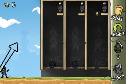 手榴彈射程外的地方，就靠炸藥箱吧！