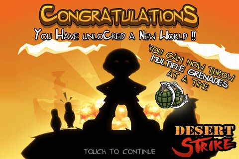 手榴彈的限制也會隨著通過世界中全部關卡而解開。