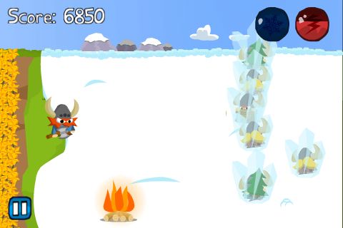 雷電會擊斃最靠近花田的3隻海盜,而冰雪則是凍住畫面中所有的海盜。 雷電會擊斃最靠近花田的3隻海盜,而冰雪則是凍住畫面中所有的海盜。