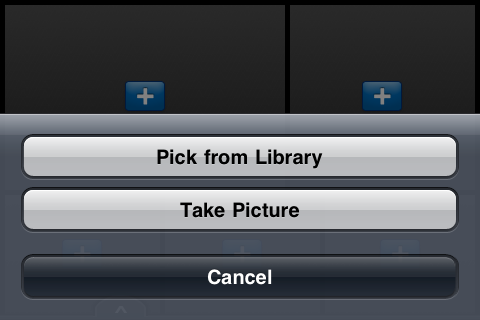 即可以從相簿中選擇照片或是直接現拍