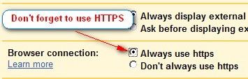 Changing to HTTPS always