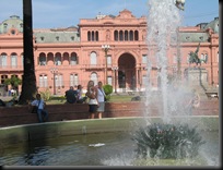 Buenos Aires - Casa Rosa eller Rosada Presidentpalasset