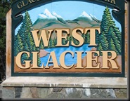 GNP West Glacier - Sign