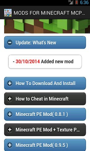 Mods For Minecraft MCPE Pixel