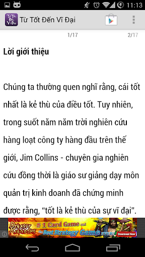 【免費書籍App】Từ Tốt Đến Vĩ Đại (Sách Hay)-APP點子