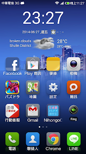 Weather Clock Widget for World