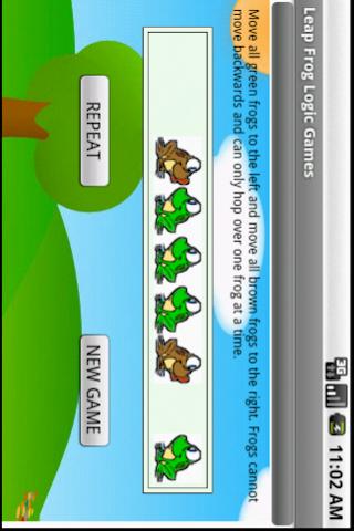 Leap Frog Logic Game