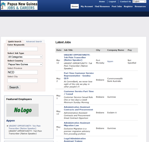 免費下載商業APP|Papua New Guinea (PNG) Jobs app開箱文|APP開箱王