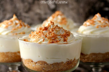 White Chocolate-Coconut Cream Pie Parfaits