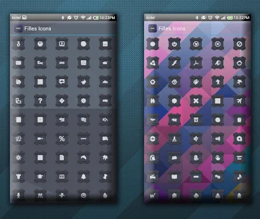 FILLES ICONS APEX/NOVA/ADW/GO - screenshot thumbnail