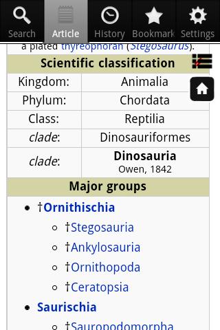 Dinosaur Encyclopedia Screen 2