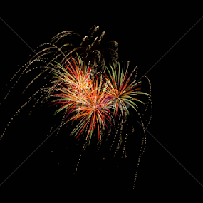 by Katie Schmitt - Abstract Fire & Fireworks
