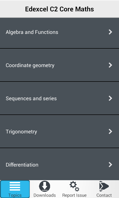 Edexcel C2 Screen 2
