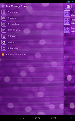 免費下載娛樂APP|GO SMS Purple Neon app開箱文|APP開箱王
