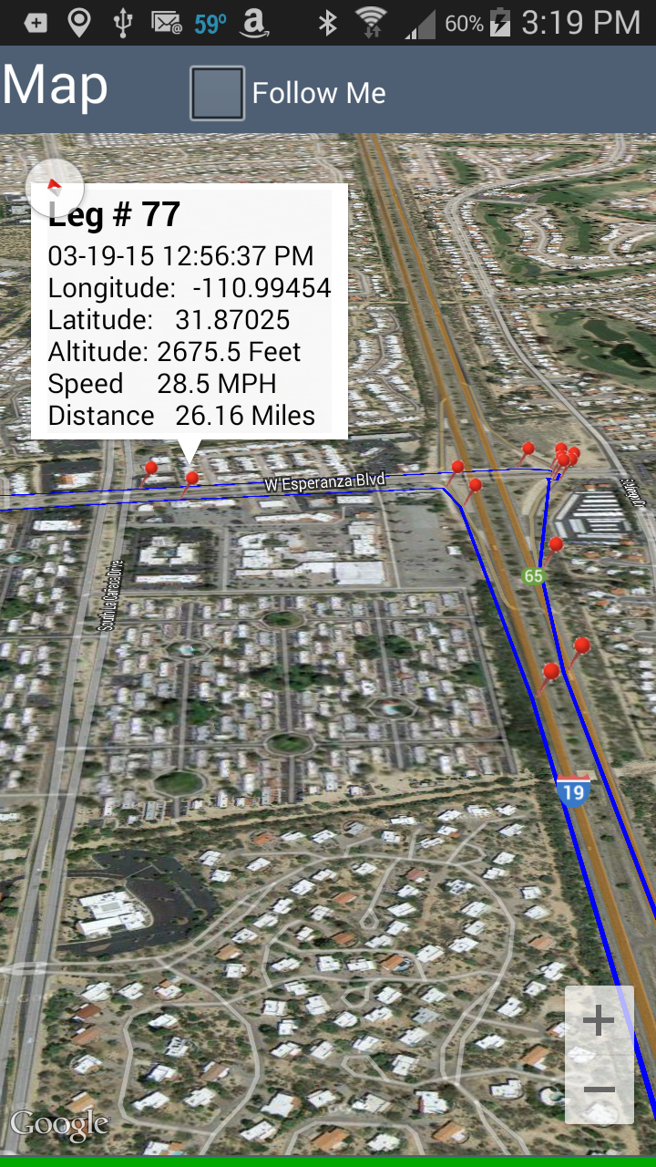 GPS Breadcrumb Tracker (Pro) Screen 3