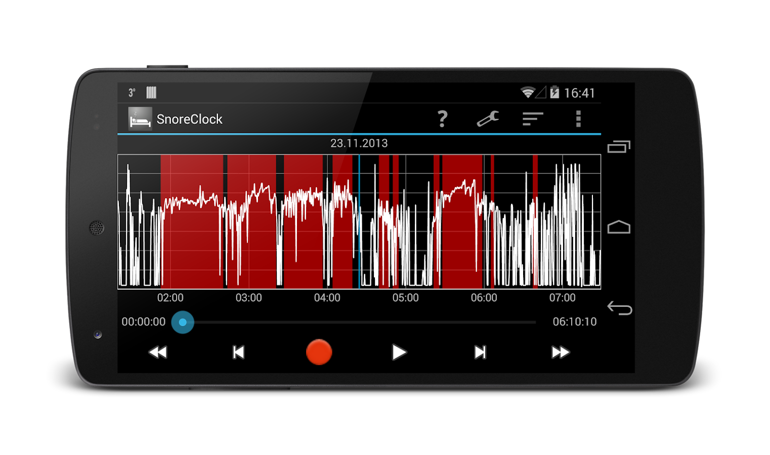 SnoreClock - Você ronca?  - Screenshot