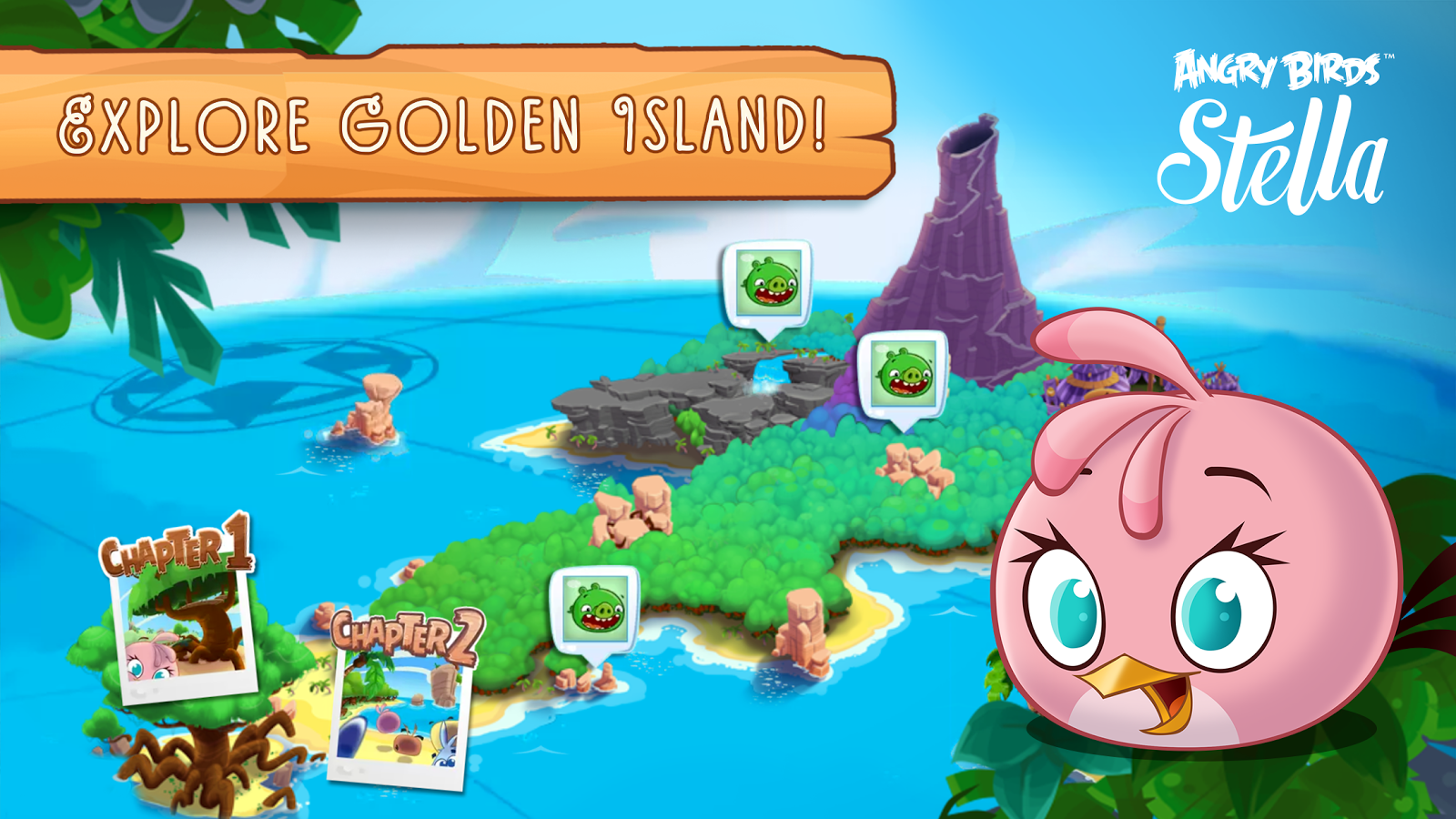 Angry Birds Stella - screenshot