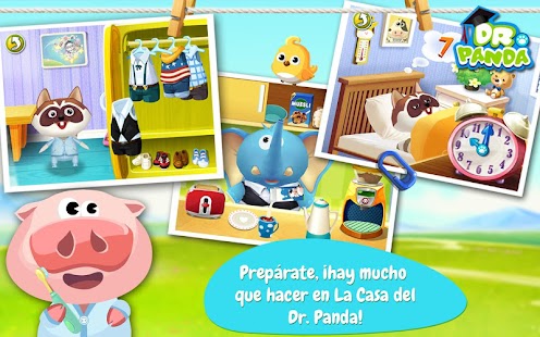 Captura de pantalla de la aplicacion Android Dr. Panda Home