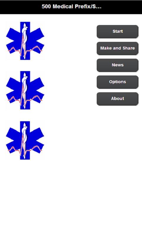 500 Medical Prefix/Suffix Quiz Screen 2