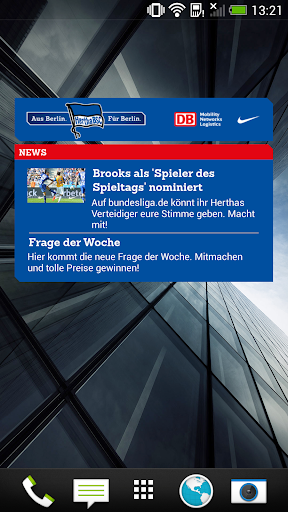 Hertha BSC Widget