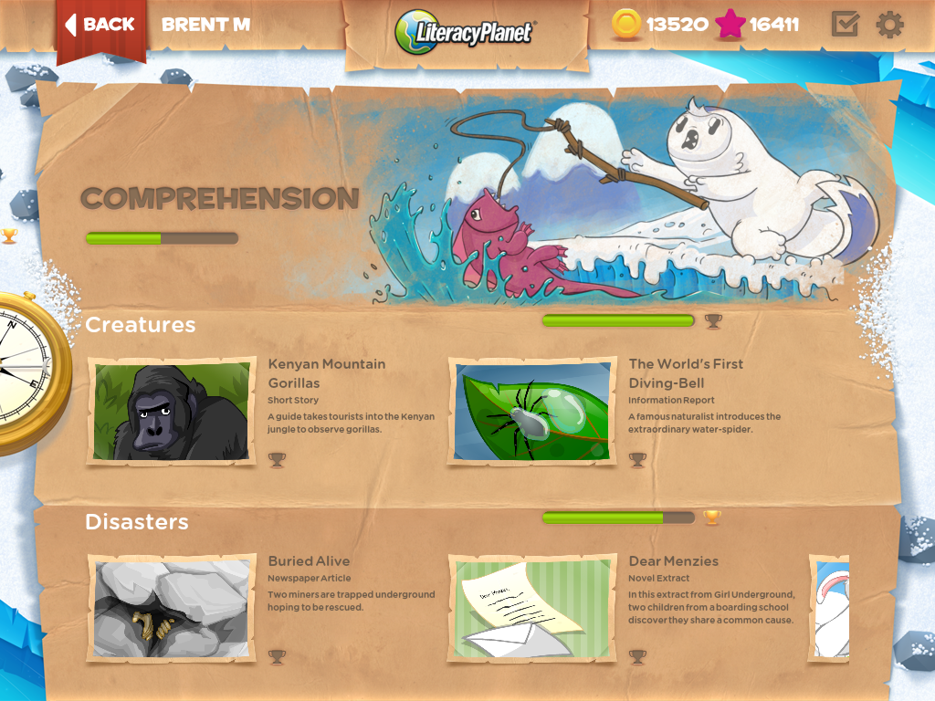    LiteracyPlanet- screenshot  