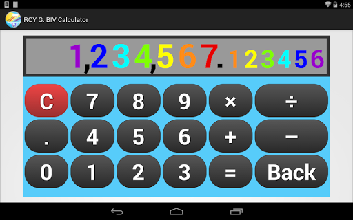 ROY G. BIV Math App