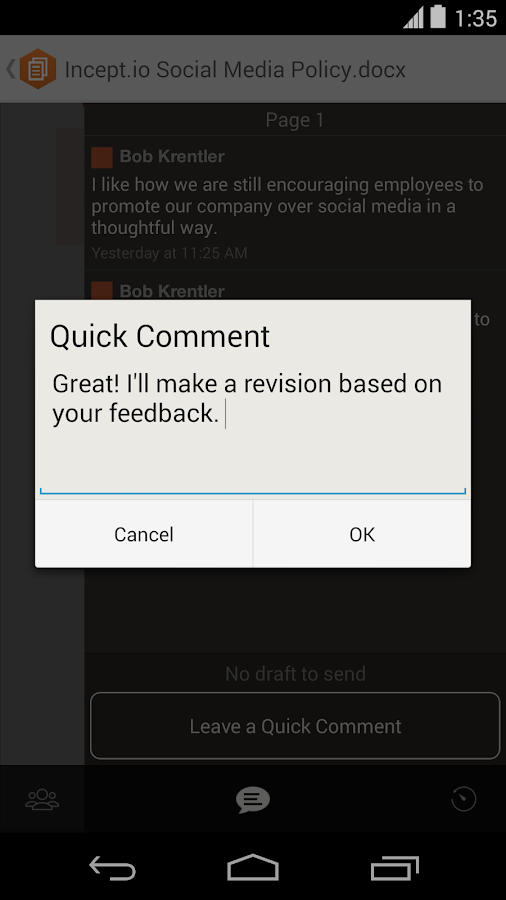   Amazon WorkDocs – Capture d'écran 