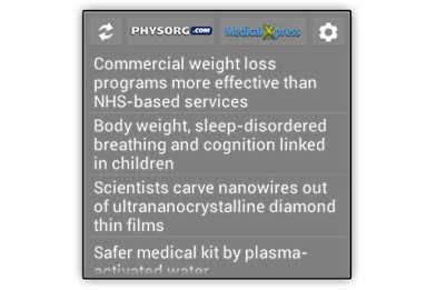 PHYSorg & MedicalXpress Widget poster 2