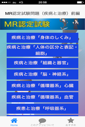 MR認定試験 疾病と治療 前編