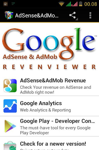 AdSense AdMob Revenviewer