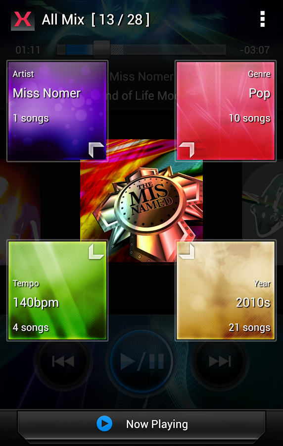 MIXTRAX App - screenshot