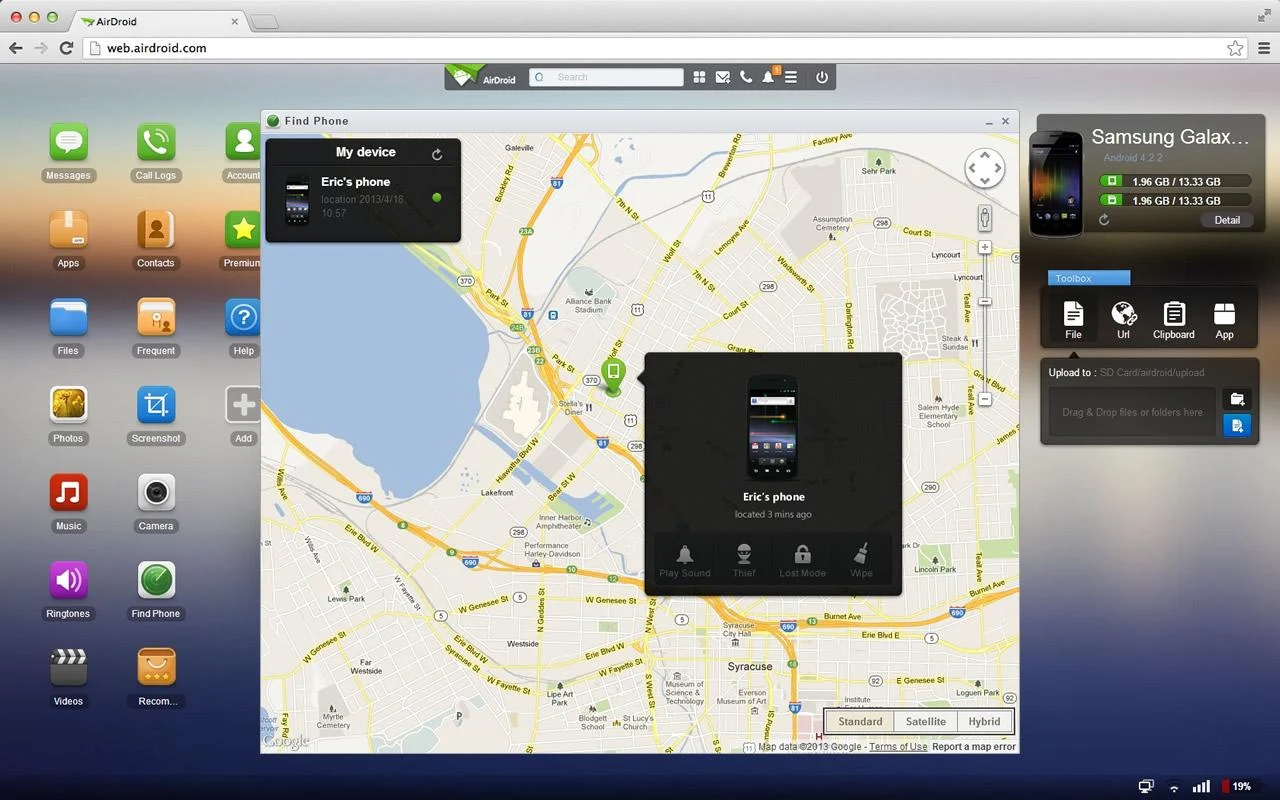 AirDroid - Android on Computer - screenshot