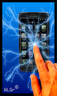 Android application Electric Screen Simulator Joke screenshot
