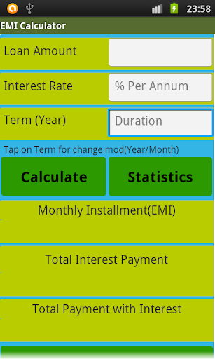 EMI Calculator MBL EXIM DBL BD