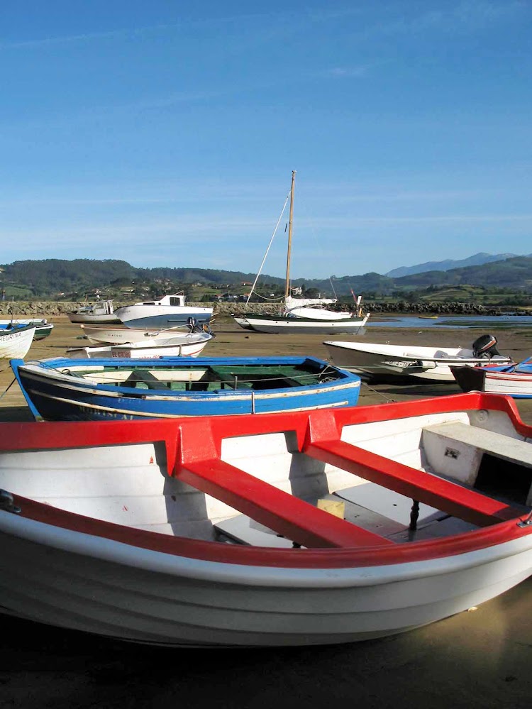 Fishing boats in Ensenada, Mexico.