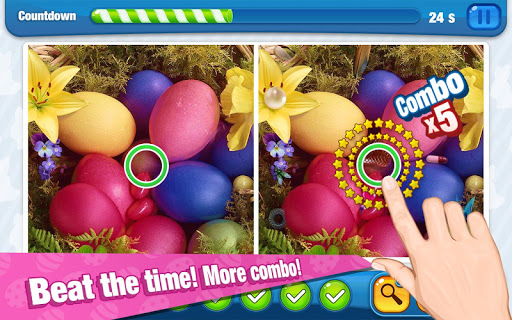 Spot Differences: Easter Eggs