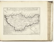 Kaart van de markizaat van Belle Ile, 1726