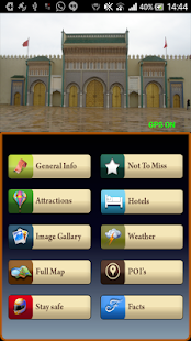 Android application Fez Offline Map Guide screenshot