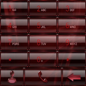 Dialer Glass Metal Frame Red.apk 1.0