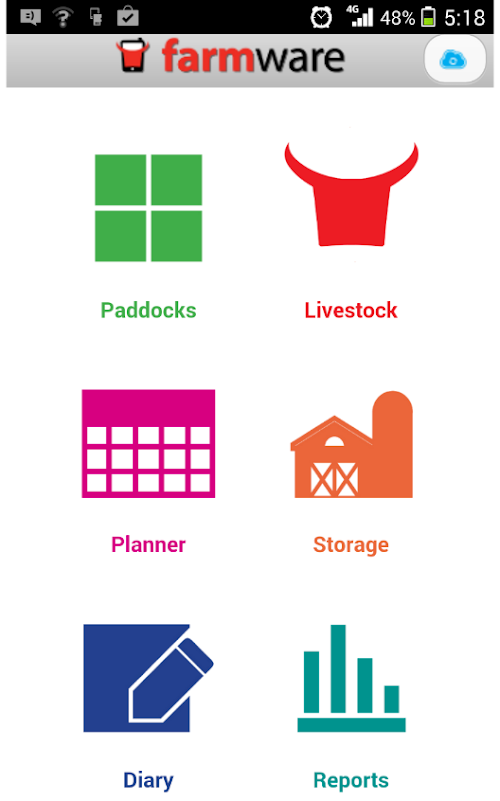 Android application Farmware screenshort