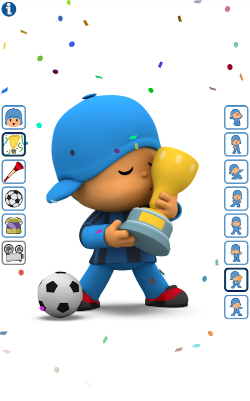 Android application Talking Pocoyo Football screenshort
