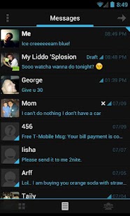 Go SMS Theme Holo Ice Cream Screenshots 0