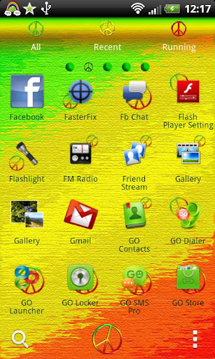 【免費個人化App】GO Launcher EX symbols peace-APP點子