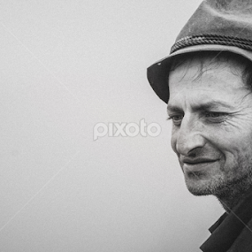 Mountain shepard by Paul Padurariu - Black & White Portraits & People