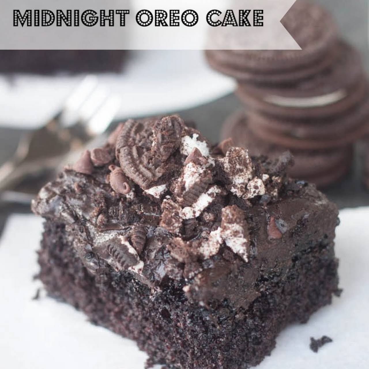 Midnight Oreo Cake