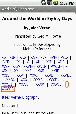 Works of Jules Verne Screen 3