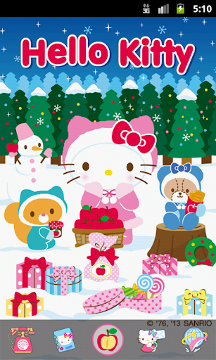 Hello Kitty Happy Winter Theme