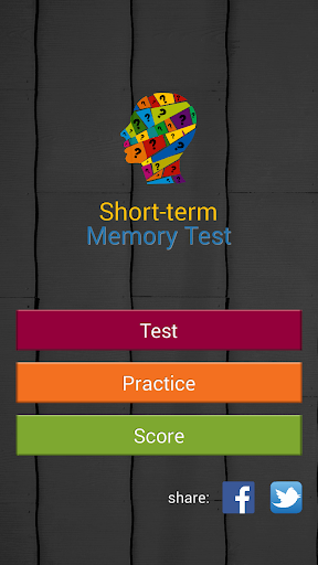 Short-Term Memory Test