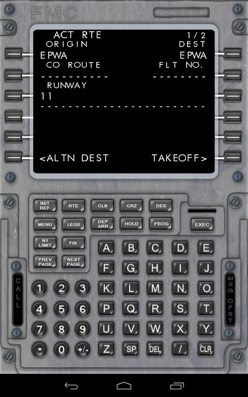 Android application CDU screenshort